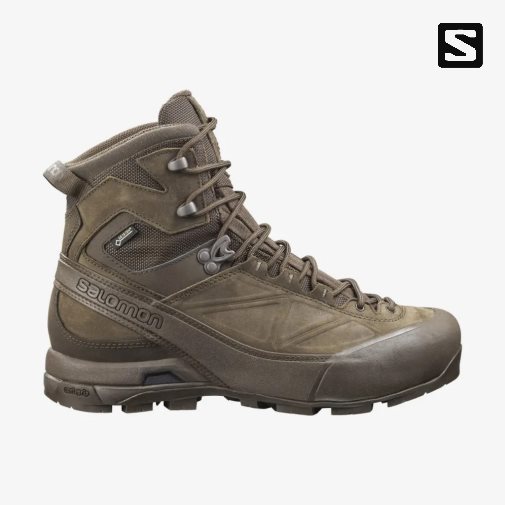 Salomon X Alp GTX Forces Takticke Topanky Panske Hnede | SK 2CXYZM